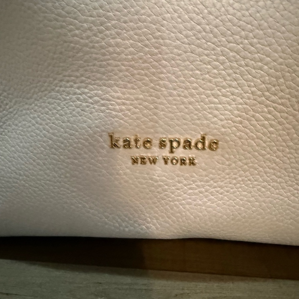 Kate Spade Light Blue Knot Large Pebble Leather Shoulder Bag - Picture 8 of 10